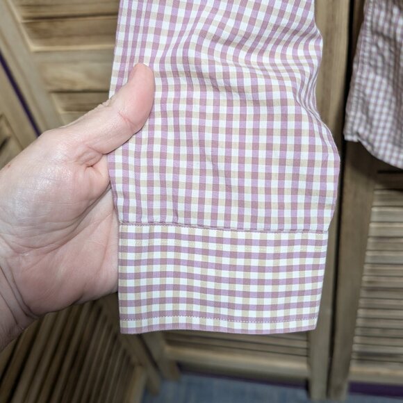 Ben Sherman Men's Checkered Button-Up Shirt Size 15 1/2 32-33 - Picture 3 of 12